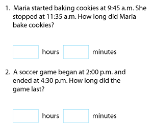 Finding the Duration | Word Problems