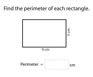 Finding Perimeter of a Rectangles | Metric Units