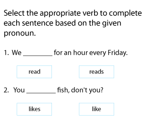 Choosing the Right Verb for Each Pronoun