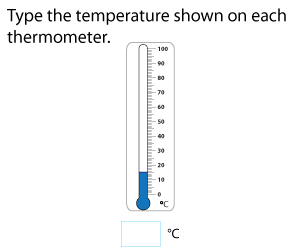 Reading Thermometers in Celsius Scale