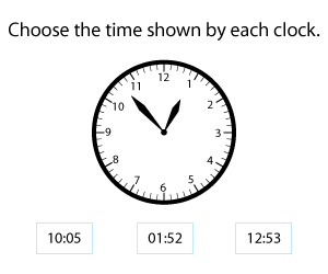 Reading Clocks | Nearest Minute