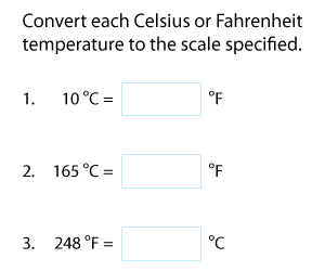 Converting Temperatures | Celsius and Fahrenheit