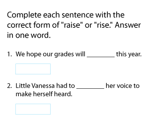 Raise or Rise?