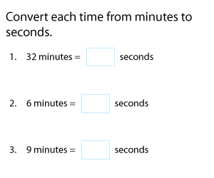 Minutes to Seconds Conversion