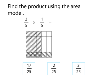 Multiply Fractions Using Area Models