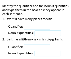 Quantifiers and the Nouns They Quantify