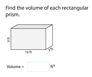Volume of Rectangular Prisms in Customary Units