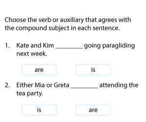 Compound Subject-Verb Agreement