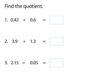 Decimal Division