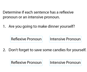 Identifying Reflexive and Intensive Pronouns