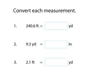 Unit Conversion | Inches, Feet, and Yards