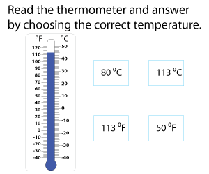 Reading Thermometers | Celsius and Fahrenheit Scales