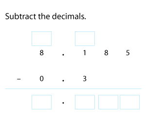Subtracting Multi-Digit Decimals