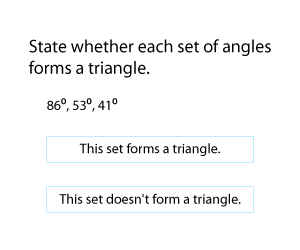 Angles Forming Triangles
