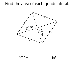 Finding Areas of Quadrilaterals | Customary Units
