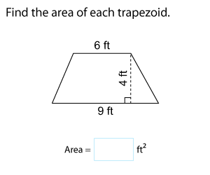 Finding Areas of Trapezoids | Customary Units