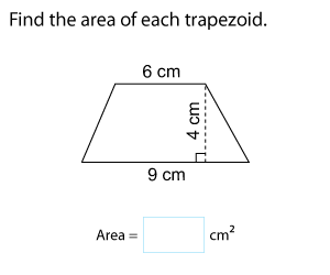 Finding Areas of Trapezoids | Metric Units