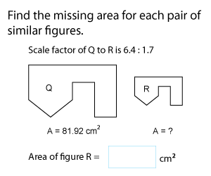 Area of Similar Figures Using Scale Factors | Metric Units