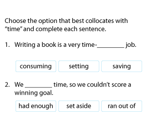 Collocations with Time