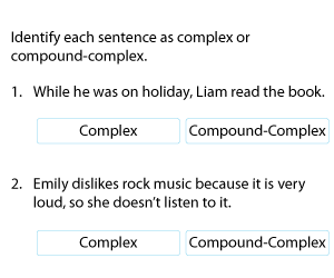Complex and Compound-Complex Sentences