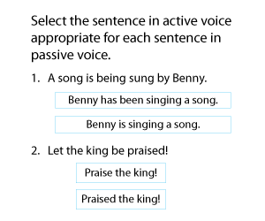 Passive Voice to Active Voice