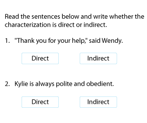Direct and Indirect Characterization