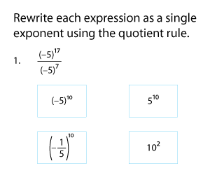 Laws of Exponents | Quotient Rule