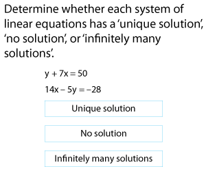 Systems of Equations | Number of Solutions