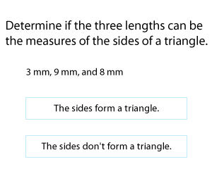 Triangle Inequality | Metric Units