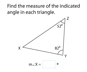 Missing Angles in Triangles | Angle-Sum Theorem