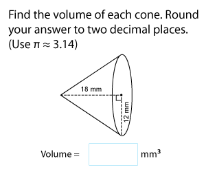 Volume of Cones | Metric Units