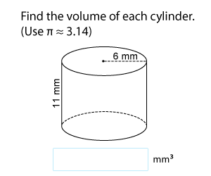 Volume of Cylinders | Metric Units