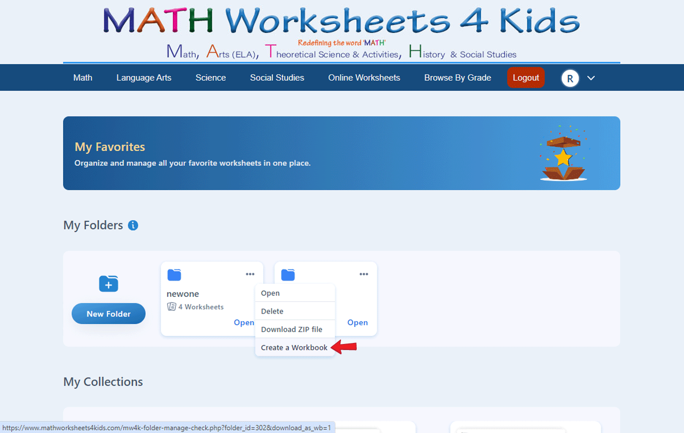 Click Create a Workbook