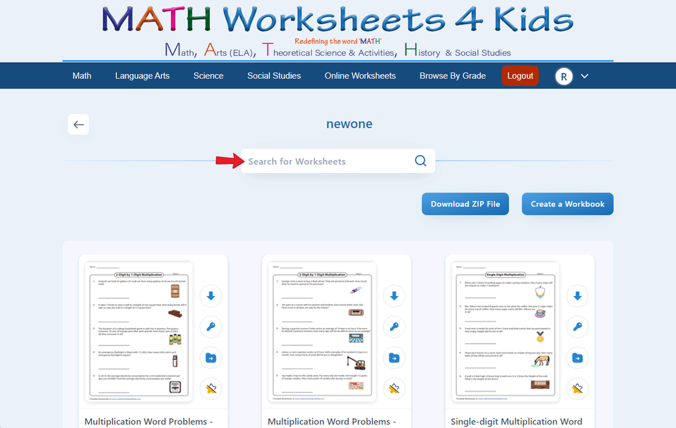 Type the Worksheet Name