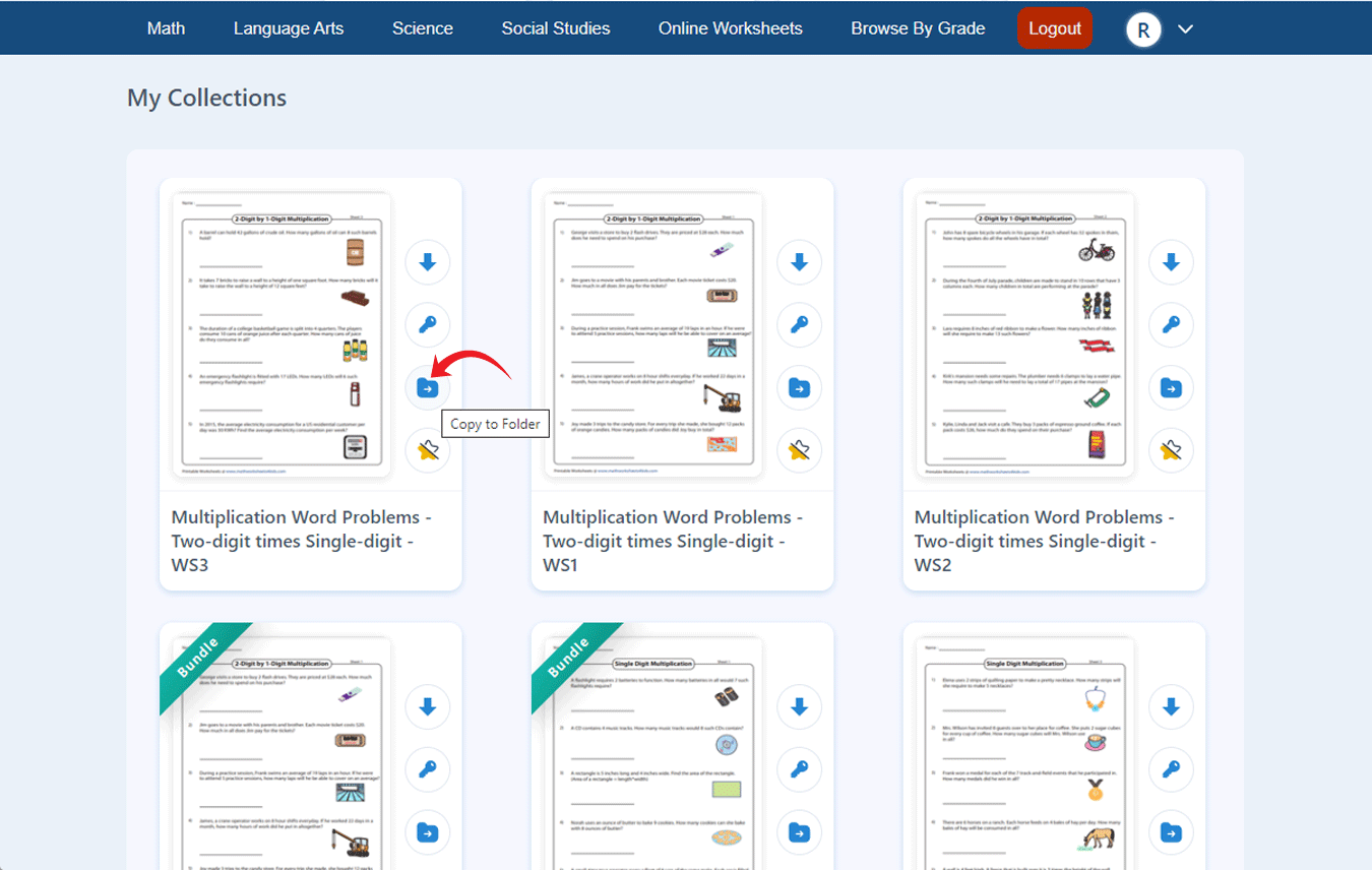 Click Copy Icon