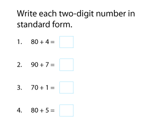 Expressing 2-digit Numbers in Standard Form