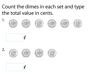 Counting Coins | Dimes