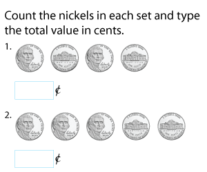Counting Coins | Nickels