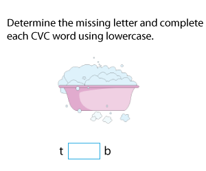Completing CVC Words