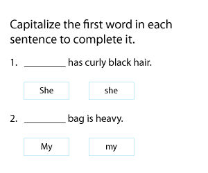 Capitalizing the Beginning of a Sentence