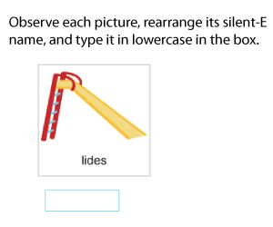 Arranging Letters to Form Silent E Words