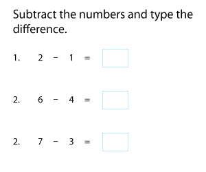 Subtraction within 10