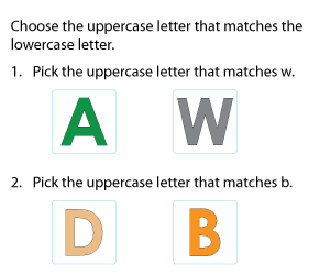 Uppercase Letters That Match Lowercase Letters