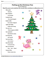 Alliteration Poem | Christmas Tree