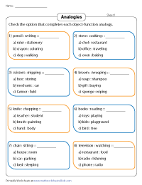 Object and Function Analogies