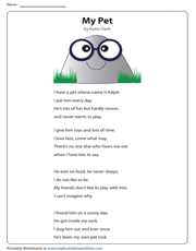 My Pet | Poem