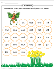 Coloring Instances of CVC Words in a Group