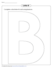 Making Letter B with Buttons