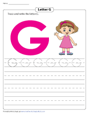 Recognizing and Writing Letter G