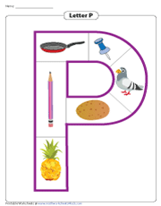 Lowercase Letter P Chart